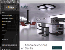 Tablet Screenshot of cocinasartnova.com